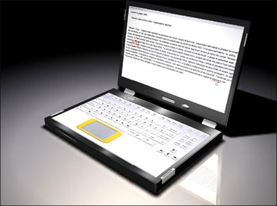 توشيبا: كمبيوتر محمول بشاشتين!!