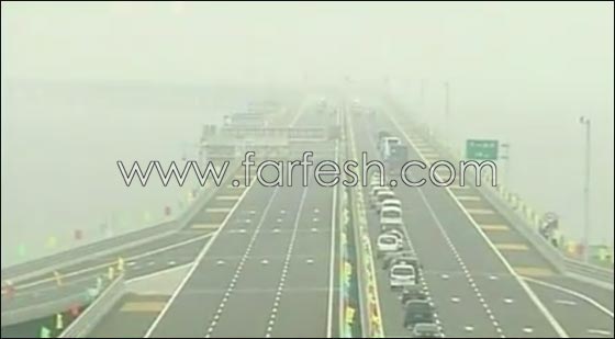 الصين: افتتاح اطول جسر بحري في العالم طوله 36 كم!!