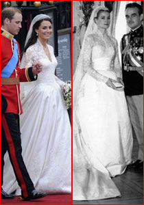 بالصور.. فستان زفاف كيت ميدلتون معروض في قصر باكينجهام! 