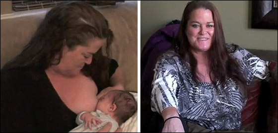 اول رجل حامل في العالم يظهر عضلاته بعد انجاب 3 اطفال!!