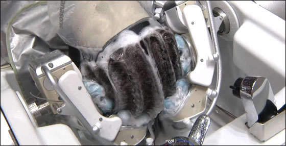 بالفيديو.. روبوت ياباني يغسل الشعر باستخدام 24 اصبعا!! بالفيديو.. روبوت ياباني يغسل الشعر باستخدام 24 اصبعا!!