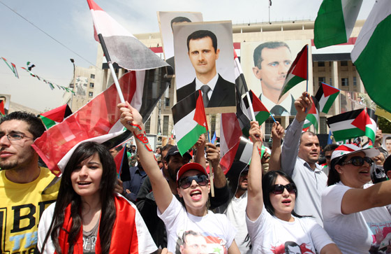 150 قتيل في سوريا وانصار الاسد يحتفلون بتأسيس حزب البعث!